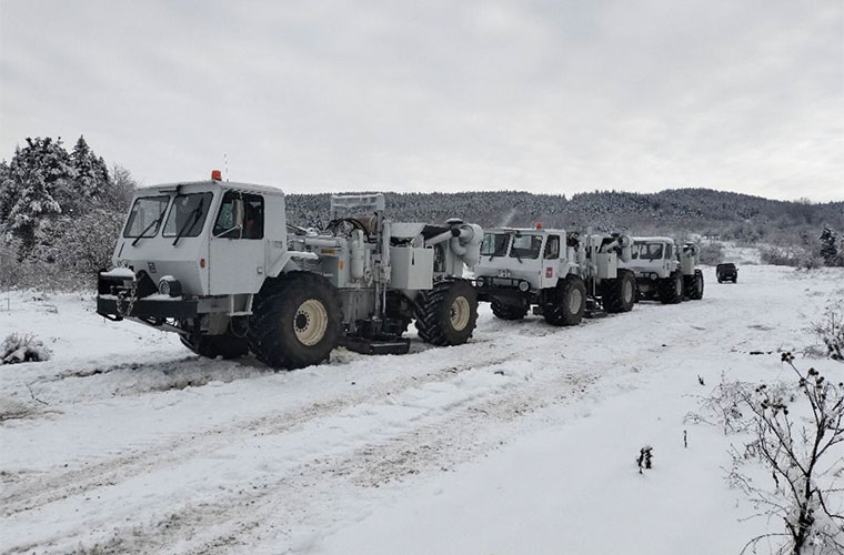 Сейсмічні вібратори BIRDWAGEN MARK IVВ